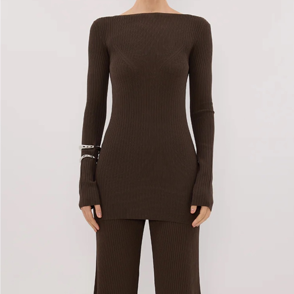 DISSH black knit long top